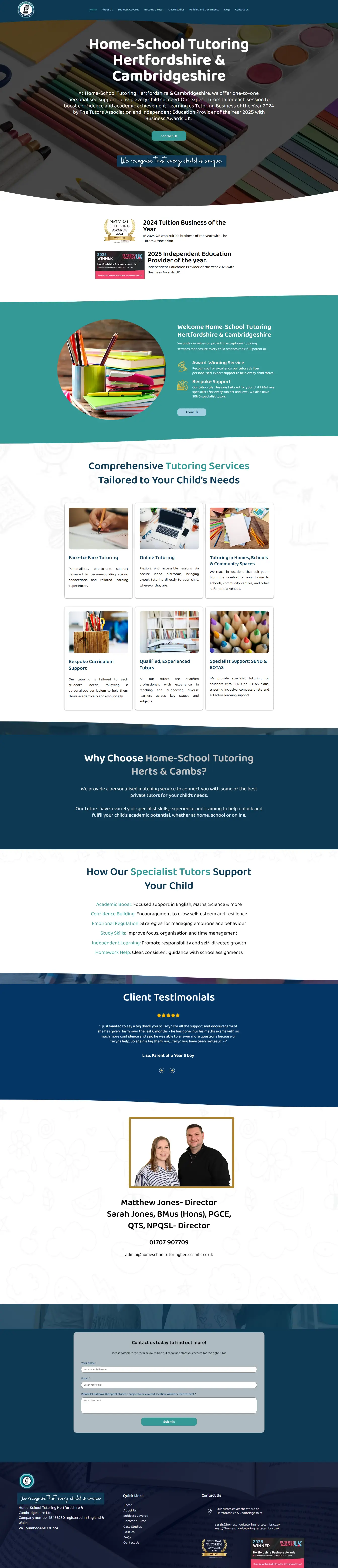 Home-School Tutoring