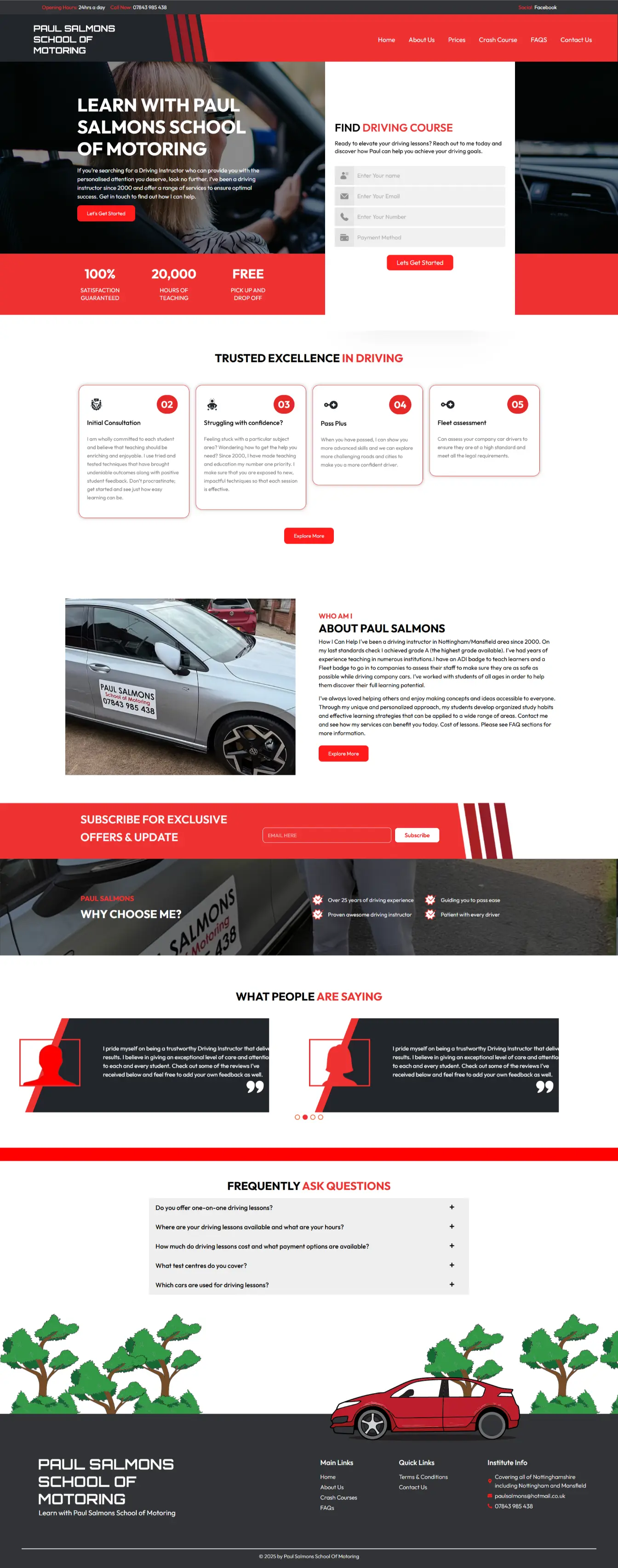 Paul Salmons School of Motoring