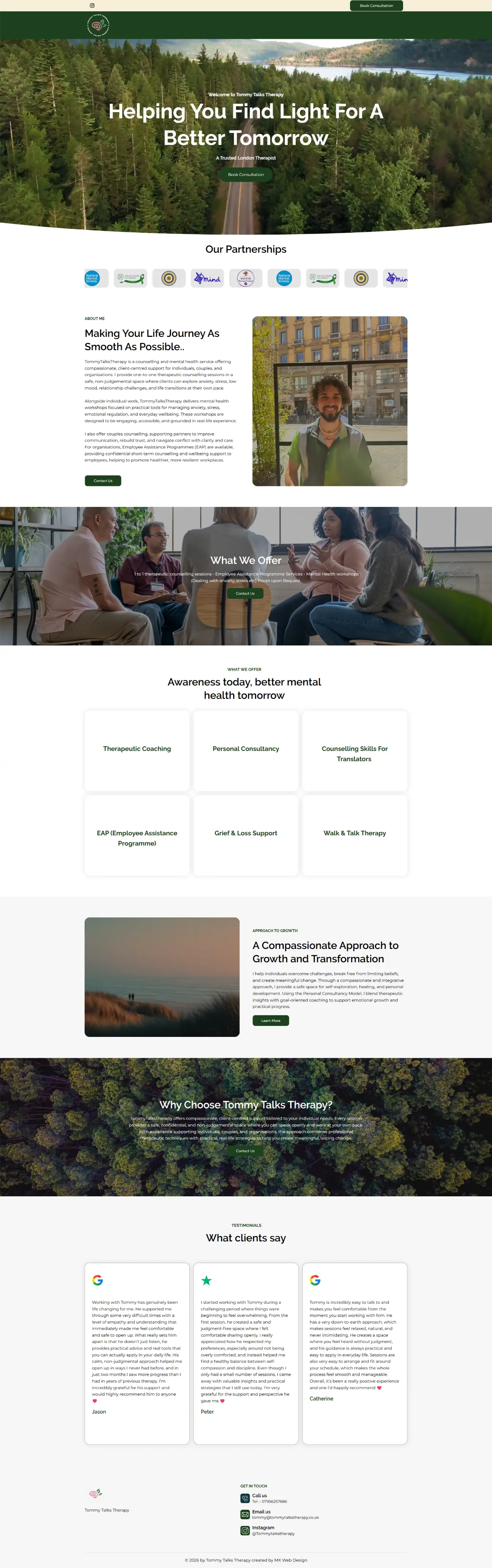 Tommy Talks Therapy
